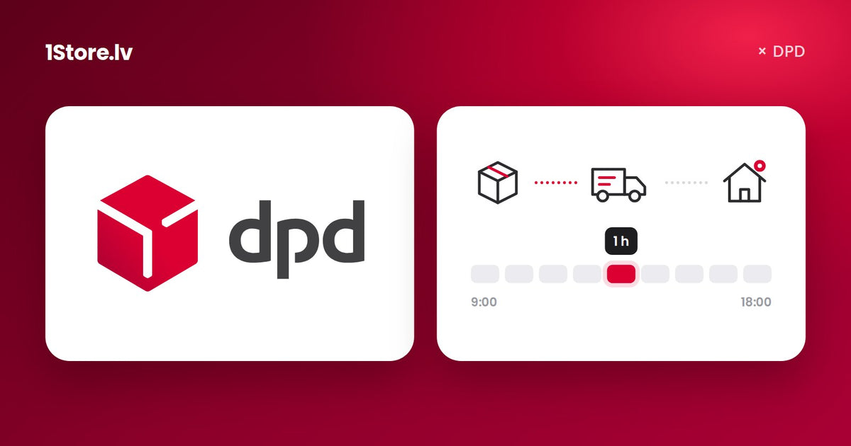 1Store и DPD: доставка по всей Латвии
