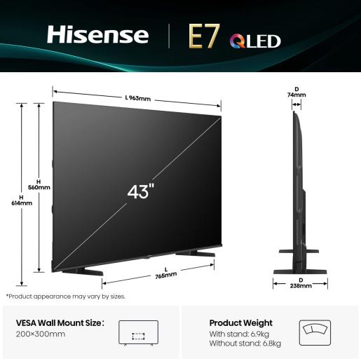 HISENSE 43E7Q