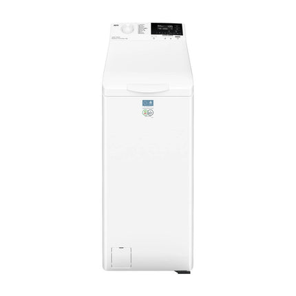 White top-loading washing machine AEG LTRG162E, front view