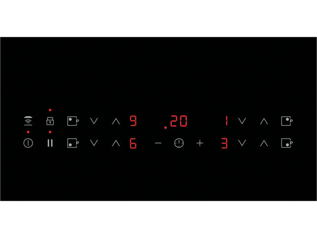 Черная индукционная варочная панель с Hob2Hood AEG TN64IA00XB