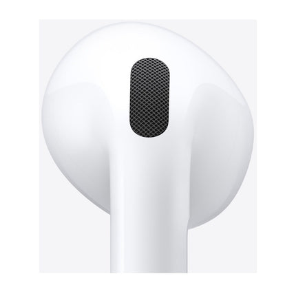 Apple AirPods 5 with Wireless Charging Case, austiņa tuvplānā