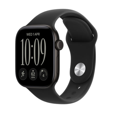 Apple Watch Series 12 42 mm melns, slīpi