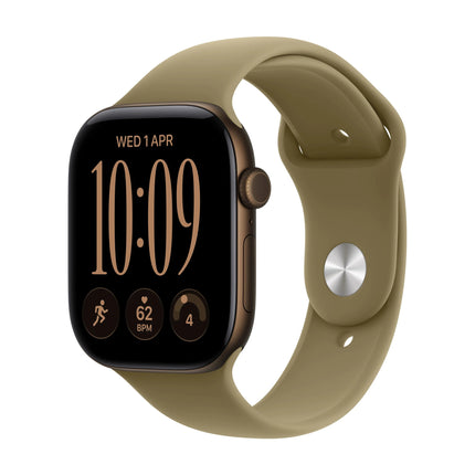 Apple Watch Series 12 GPS 42mm Aluminium Dark Bronze, priekšpuse