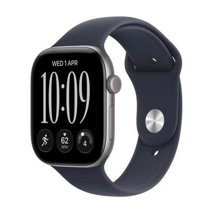 Apple Watch Series 12 GPS 46mm Aluminium Space Grey, вид спереди