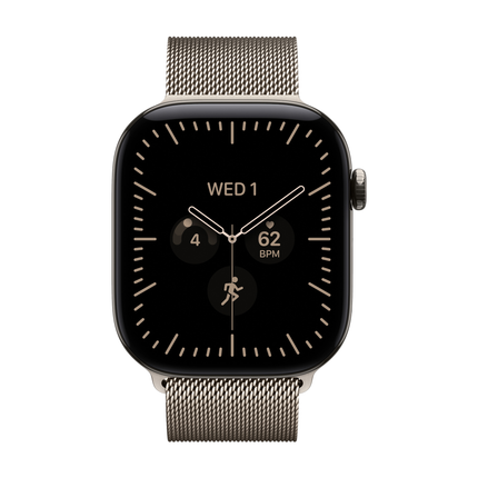 Apple Watch Series 12 GPS + Cellular 46mm Titanium, attēls 4