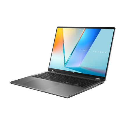 ASUS Vivobook 16 Flip Matte Gray, slīpi, 3. attēls