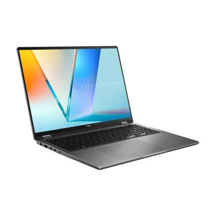 ASUS Vivobook 16 Flip Matte Gray, slīpi, 4. attēls