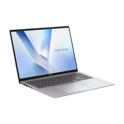 ASUS Vivobook 16 M1607KA Cool Silver, angled view, image 3