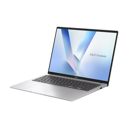 ASUS Vivobook 16 M1607KA Cool Silver, angled view, image 4