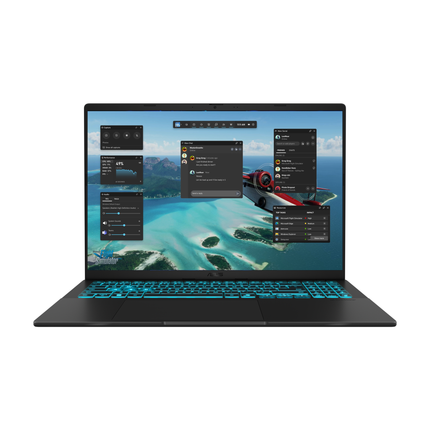 ASUS V16 V3607VM black, front view