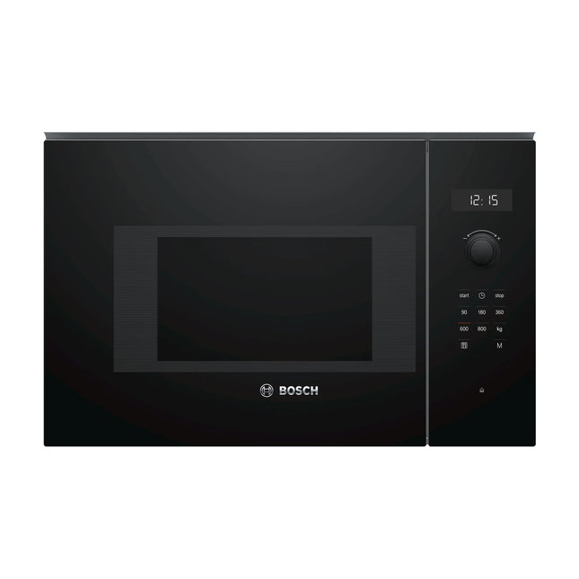 Melna iebūvējamā mikroviļņu krāsns Bosch BFL524MB0
