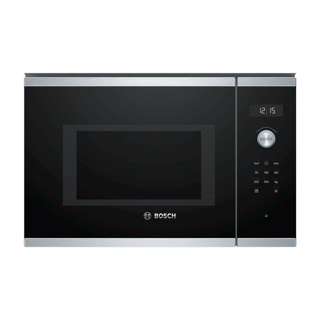 Nerūsējošā tērauda iebūvējamā mikroviļņu krāsns Bosch BFL554MS0