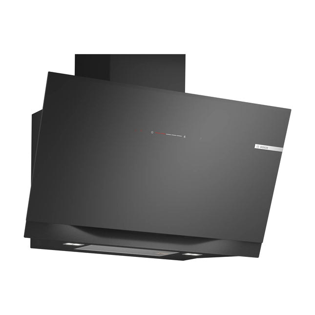 Черная настенная вытяжка Bosch DWK91LT60