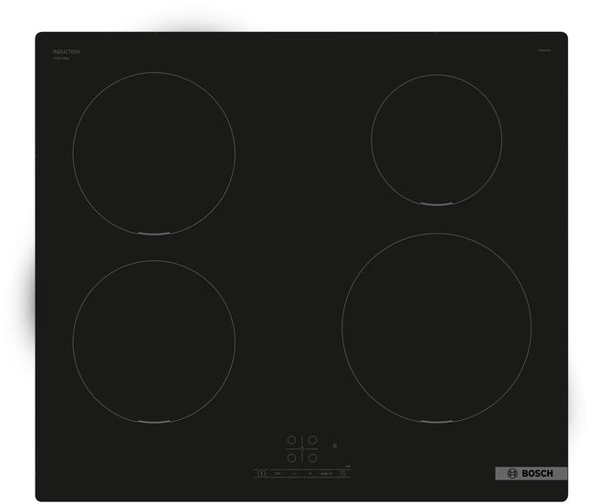 Black induction hob Bosch PUE611BB5E