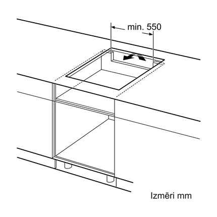 Bosch PUE612BB1J Iebūvējamā plīts virsma, 5. attēls