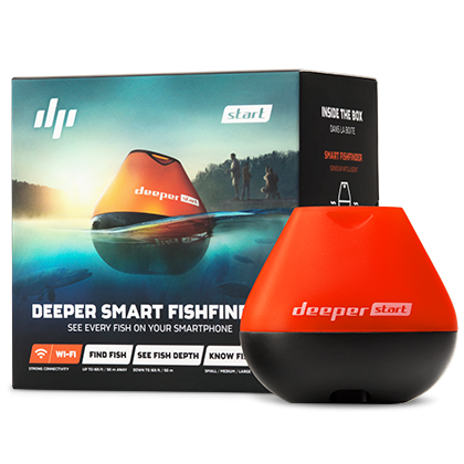 Deeper Start Smart Fishfinder, iepakojums