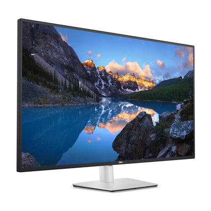Dell UltraSharp U4323QE sudraba, slīpi, 4. attēls