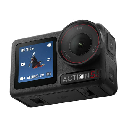 DJI Osmo Action 5 Pro Standard Combo, skats 3/4 leņķī