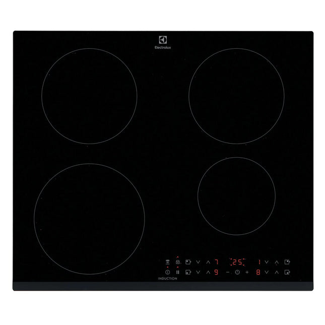 Melna indukcijas plīts virsma ar Hob2Hood Electrolux CIR60433