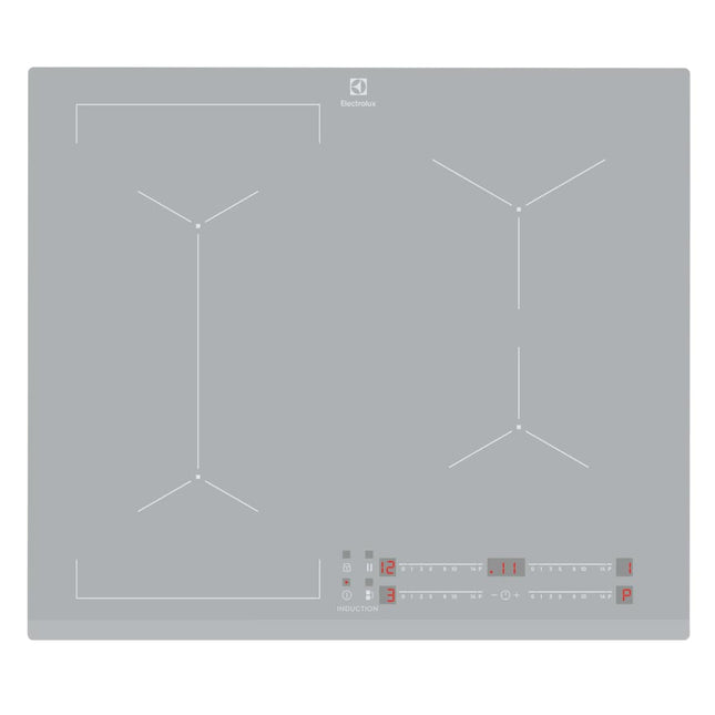 Sudraba indukcijas plīts virsma Electrolux EIV63440BS