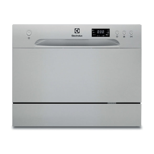 Sudraba brīvi stāvoša trauku mazgājamā mašīna Electrolux ESF2400OS