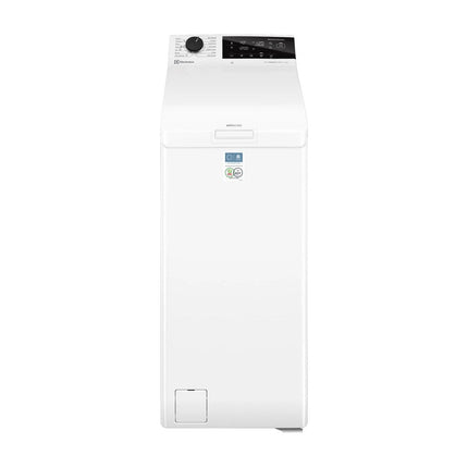 Белая стиральная машина с вертикальной загрузкой Electrolux EW6T327E, вид спереди
