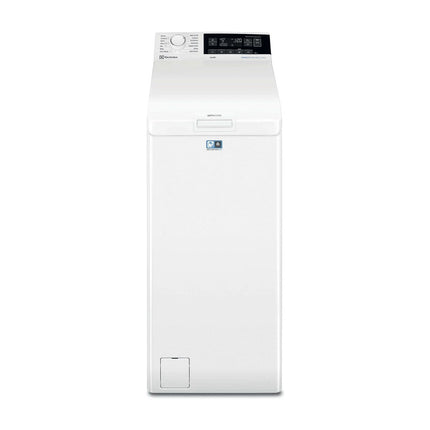 Белая стиральная машина с вертикальной загрузкой Electrolux EW6TN3272, вид спереди