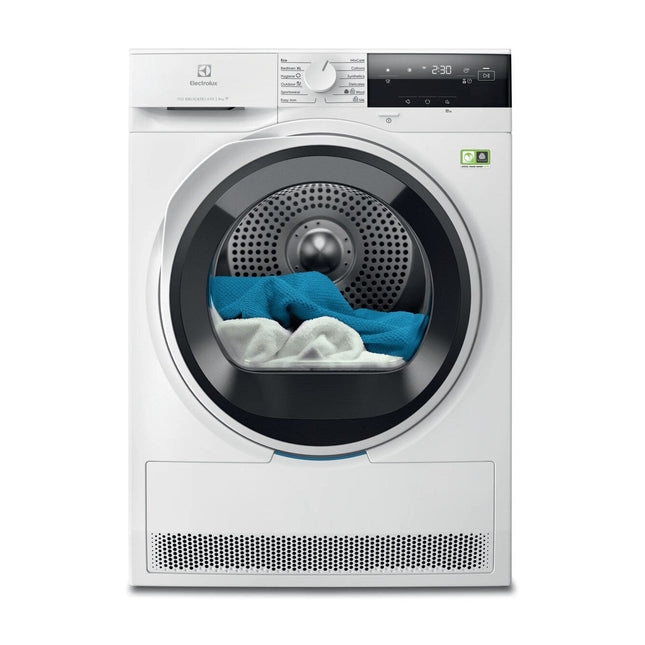 Белая сушильная машина с тепловым насосом Electrolux EW7D394UCE