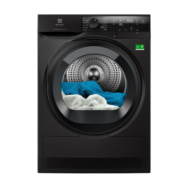 Серая сушильная машина с тепловым насосом Electrolux EW7D495UDE