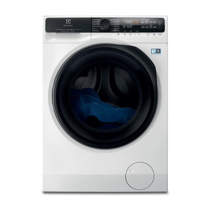Белая стиральная машина с сушкой Electrolux EW7W5697QE, вид спереди