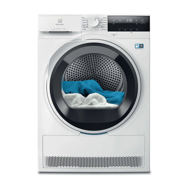Белая сушильная машина с тепловым насосом Electrolux EW8D394M