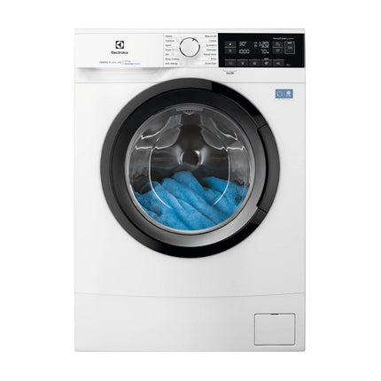 Белая стиральная машина Electrolux EWS6307BE, вид спереди