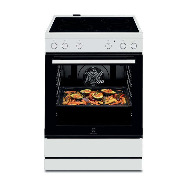Balta elektriskā plīts Electrolux LKR62001CW