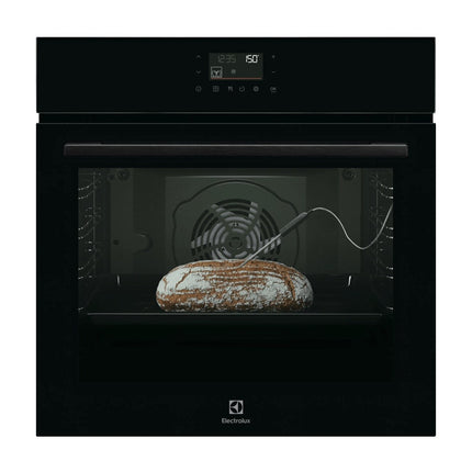 Black cepeškrāsns Electrolux LOD7P87Z, door open