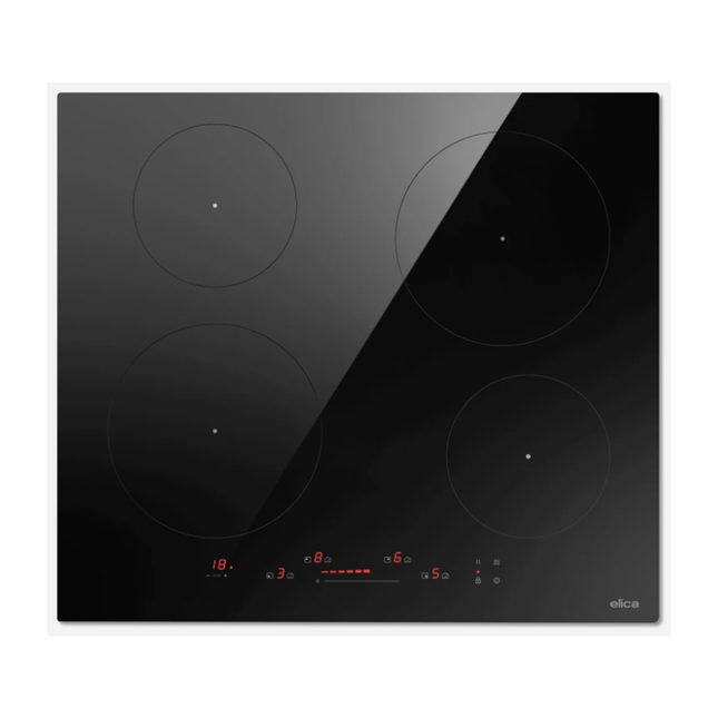 Black induction hob Elica PRIMIS 604 BL