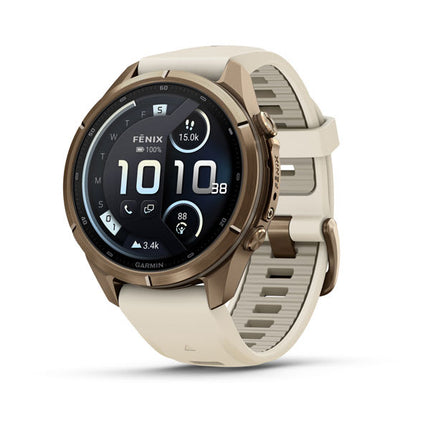 Garmin fēnix 9 Pro inReach 43 mm Autumn Gold, priekšpuse, 2. attēls