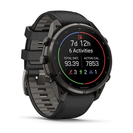 Garmin Fenix 9 Pro 47mm inReach Carbon Gray DLC Titanium, slīpi