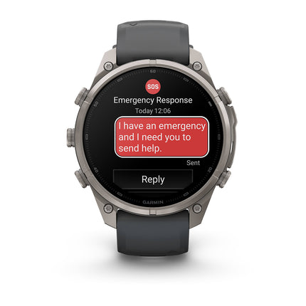 Garmin Fenix 9 Pro 47mm inReach Titanium Graphite, detail, image 4