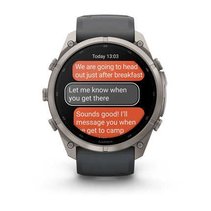 Garmin Fenix 9 Pro 51mm inReach Titanium Graphite, деталь, фото 8