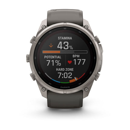 Garmin fēnix 9 Pro inReach Solar 51 mm Titanium Pebble Gray/Silver Gray, detaļa, 5. attēls