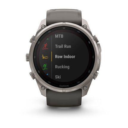 Garmin fēnix 9 Pro inReach Solar 51 mm Titanium Pebble Gray/Silver Gray, detaļa, 6. attēls