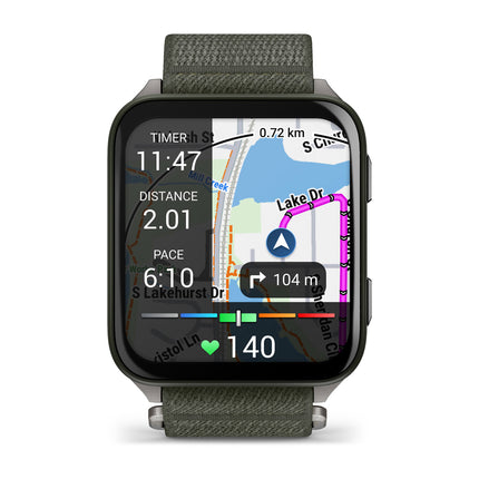 Garmin Venu X1, angled view