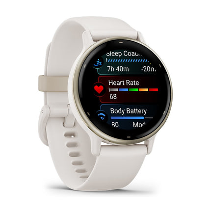 Garmin Vivoactive 5 Cream, slīpi, 3. attēls