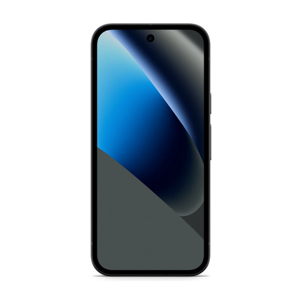 Google Pixel 10a Obsidian, skats no priekšpuses