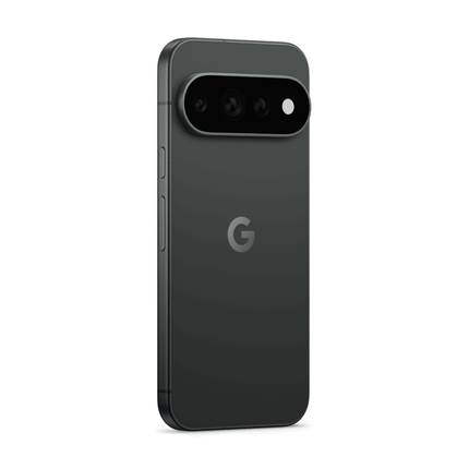 Google Pixel 11 Pro Obsidian, aizmugure slīpi