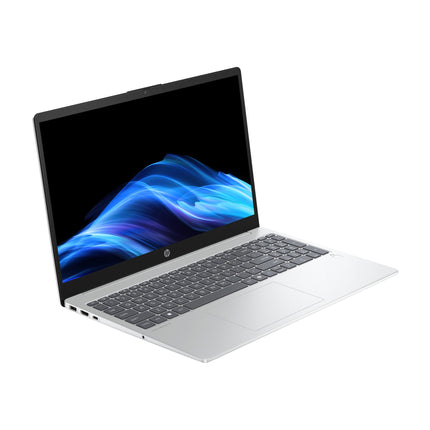 HP OmniBook 3 15 AI Glacier Silver, slīpi