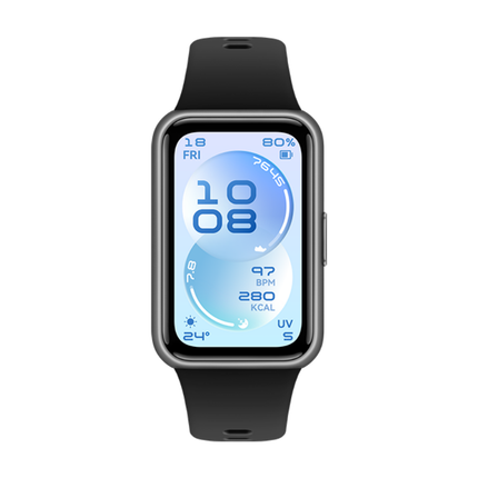 Huawei Band 11 melns, priekšpuse