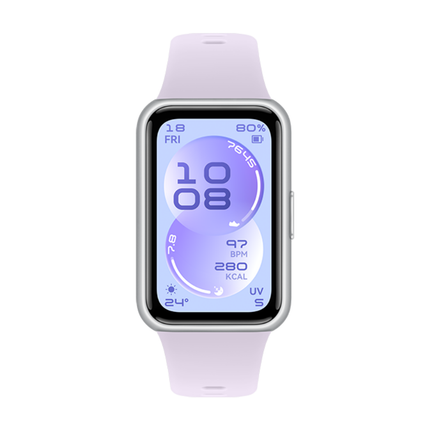 Huawei Band 11 violets, priekšpuse