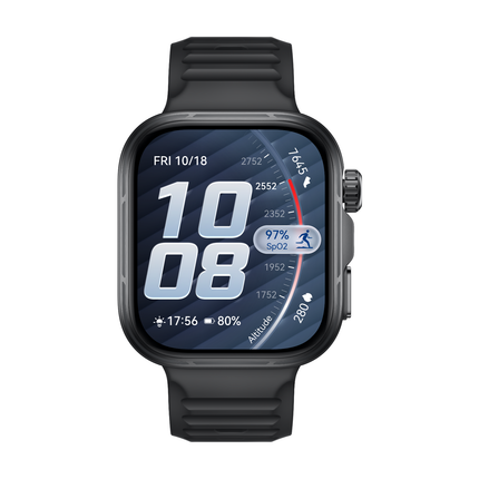 Huawei Watch Fit 5 Pro melns, priekšpuse