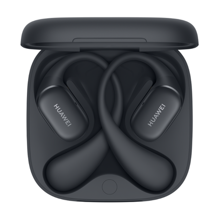 Huawei FreeArc black, headphones and case